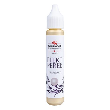 Perły w płynie Koh-i-Noor 30ml, Kremowe